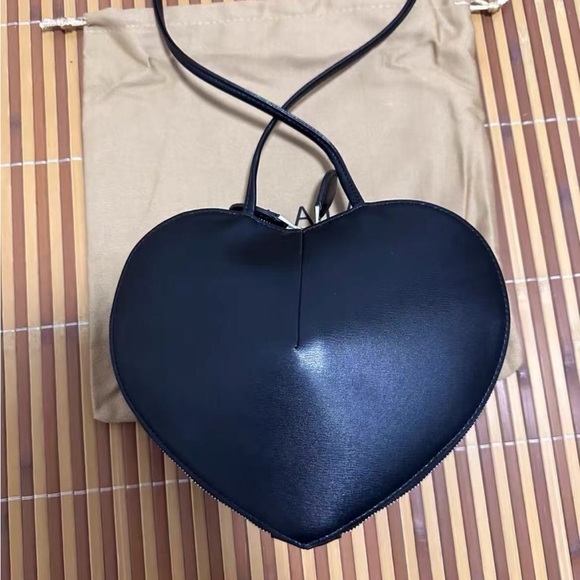Alaia Black Heart Crossbody Bag - Picture 2 of 6